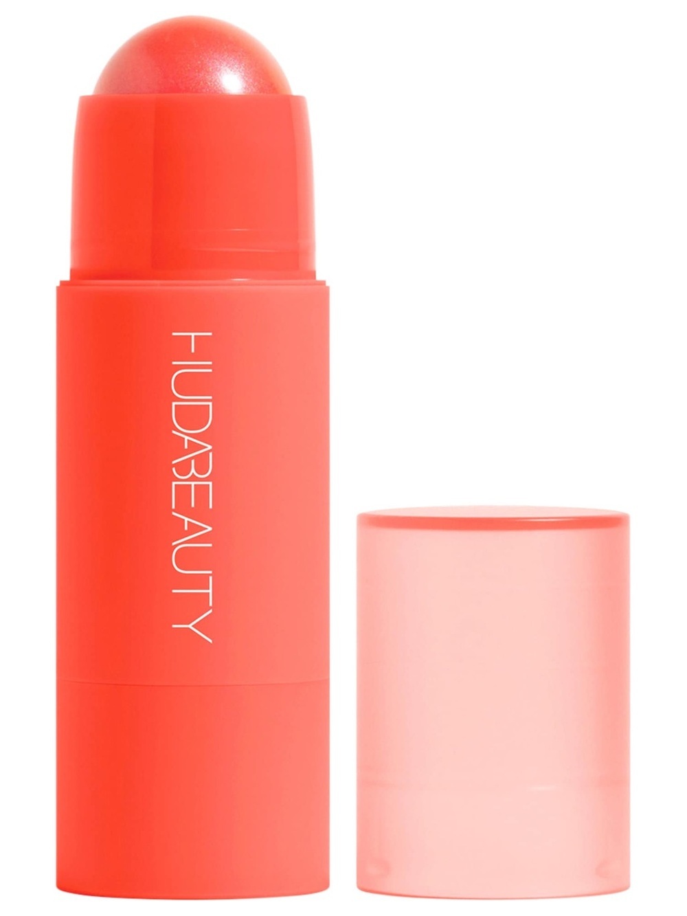 HUDA BEAUTY Cheeky Tint Blush Stick Coral Cutie NIB